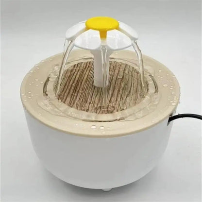 Fuente de Agua para Mascotas con Filtro Automático 1.2L