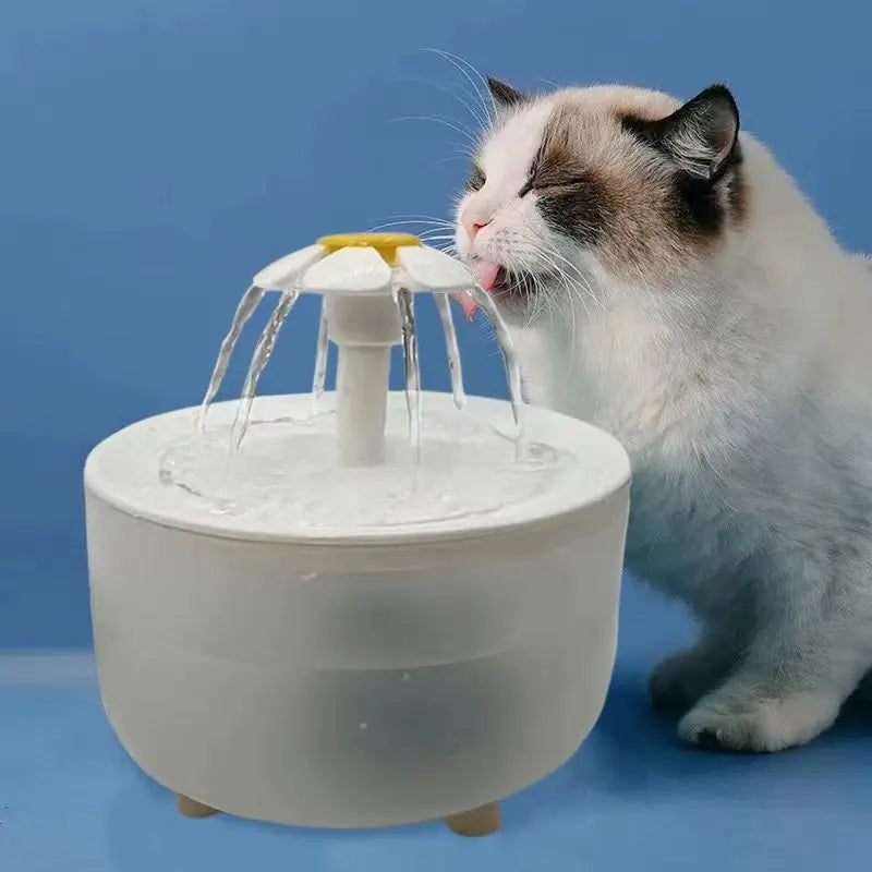 Fuente de Agua para Mascotas con Filtro Automático 1.2L