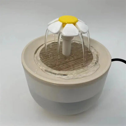 Fuente de Agua para Mascotas con Filtro Automático 1.2L